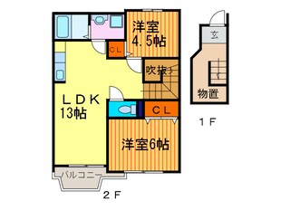 フォレスト桜坂の物件間取画像